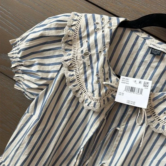 American Eagle tie front top - Picture 3 of 4